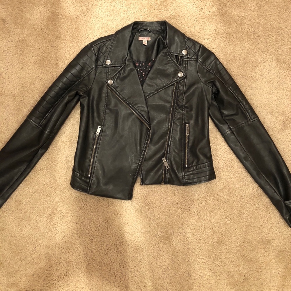 Aeropostale faux leather jacket